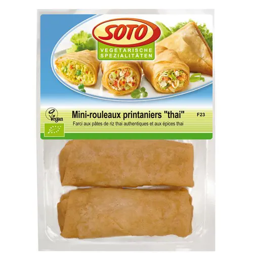 Mini rouleaux printaniers bio Thai Soto - 4 x 50 g