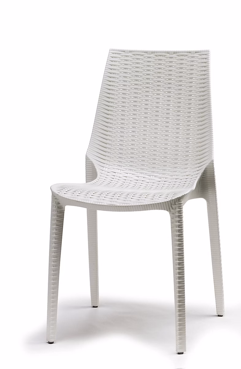 Chaise tressée style rotin design – LUCREZIA