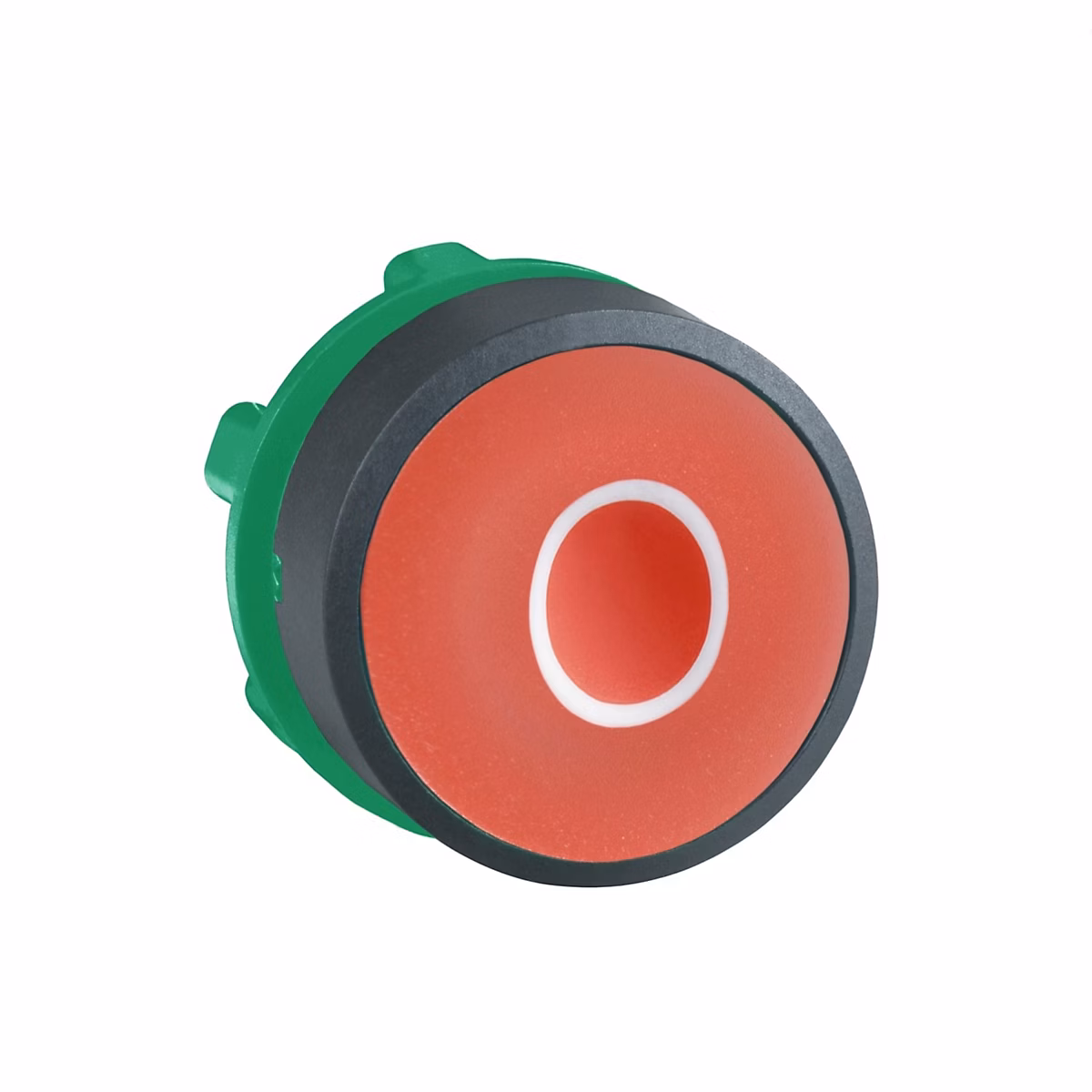 Bouton – poussoir plat Schneider Electric ZB5AA432 rouge avec déconnexion par pression