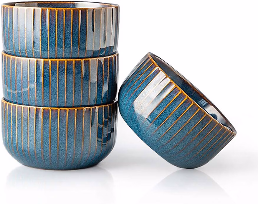 Bol à céréales en porcelaine bleue 11 – 5 cm