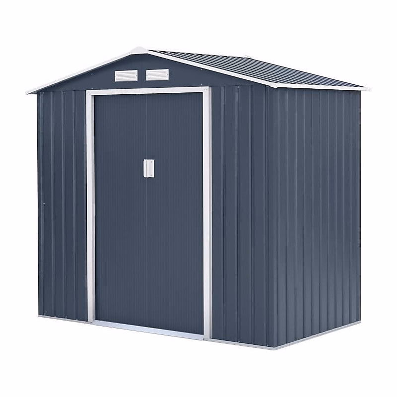Abri de jardin acier 2 – 7 m2. avec kit dancrage inclus