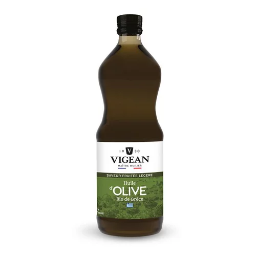 Huile d’olive bio de Grèce en bouteille de 1 L