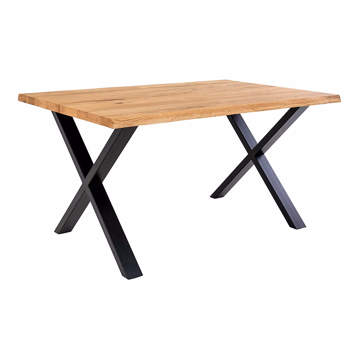 CIOTAT – Table Repas 140cm Plateau Chêne et Pieds Acier