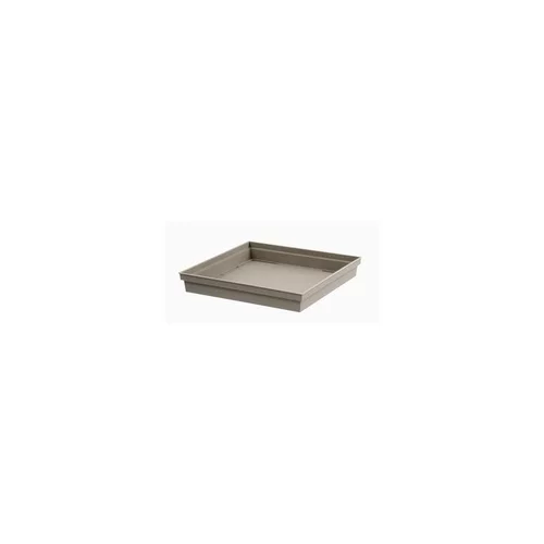 Soucoupe Toscane carree Taupe L32,6x l32,6x H4 cm