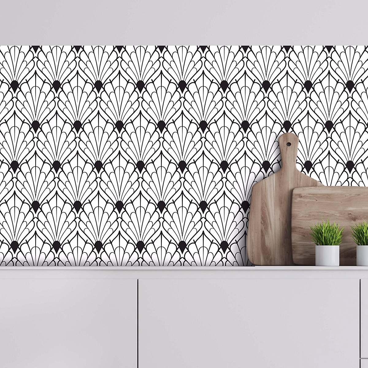 Crédence adhésive art déco design 60 × 100cm