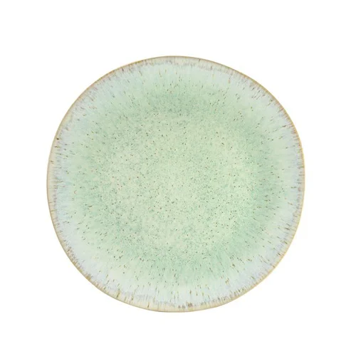 Assiette à dessert en grès réactif vert Aspen - Ø 22,5 cm