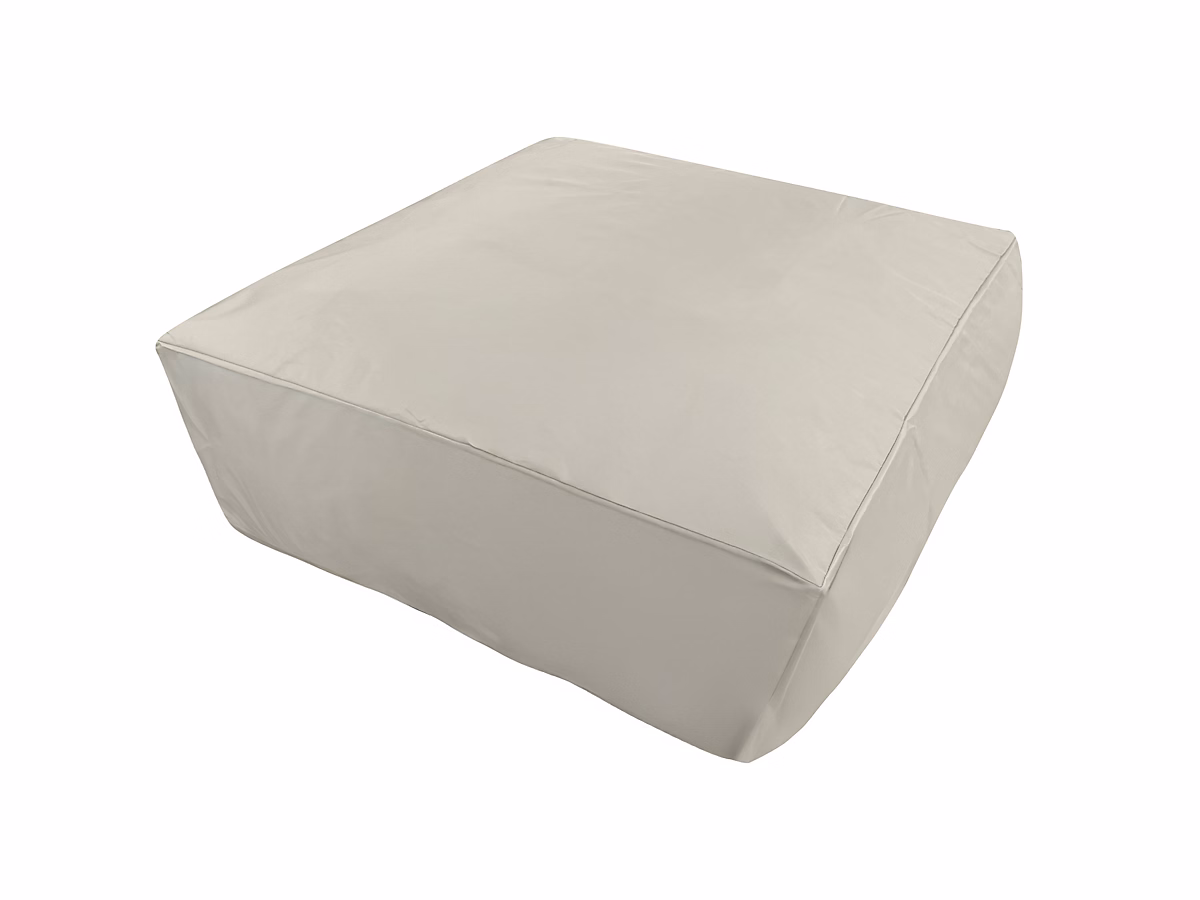 Salon et mobilier de jardin – Housse de protection pour pouf Mixi Oviala H.30 cm beige