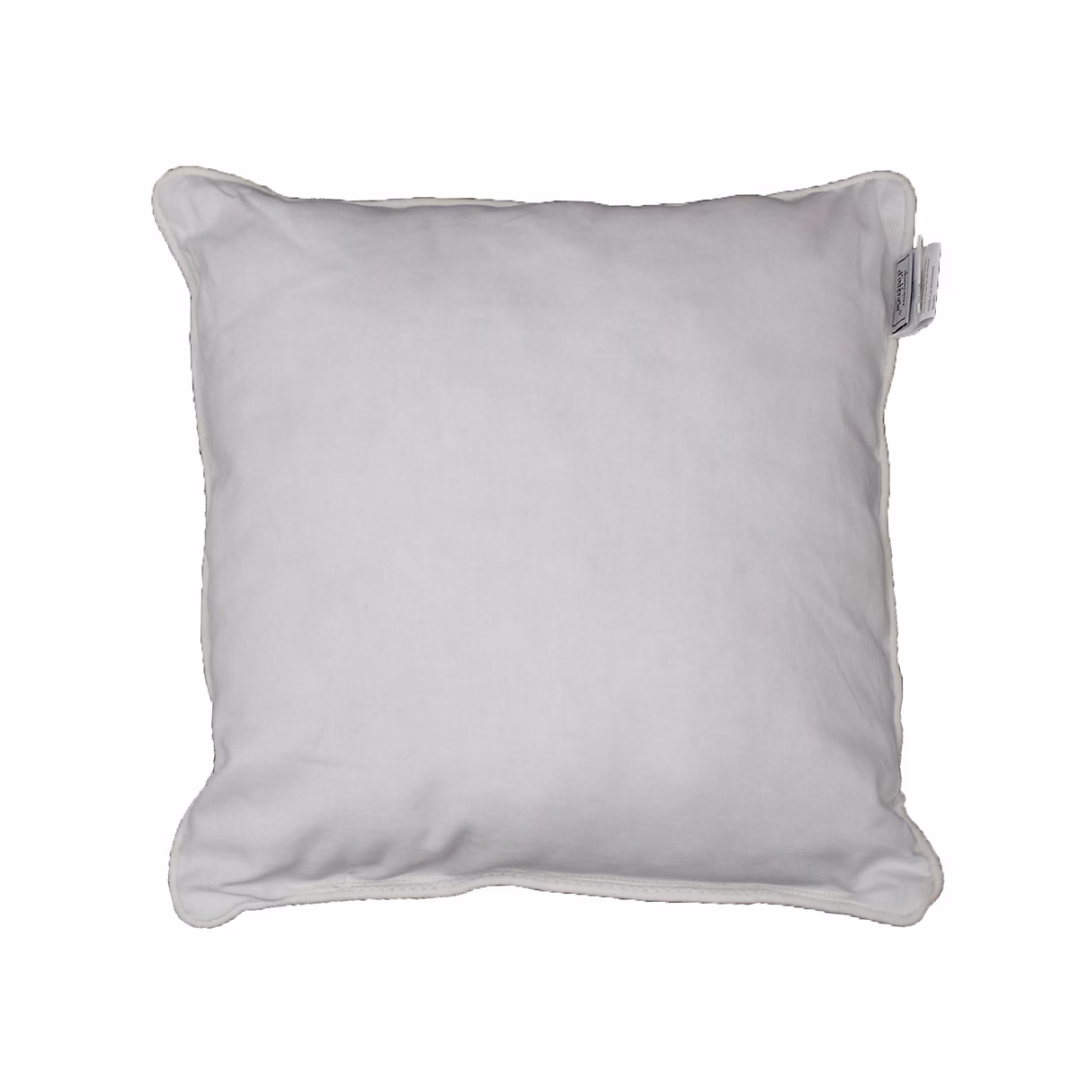 Coussin Passepoil Uni Panama Blanc 40 × 40 cm