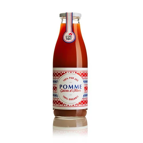 Jus de Pomme aux Epices d'Hiver Bio bouteille 75 cl