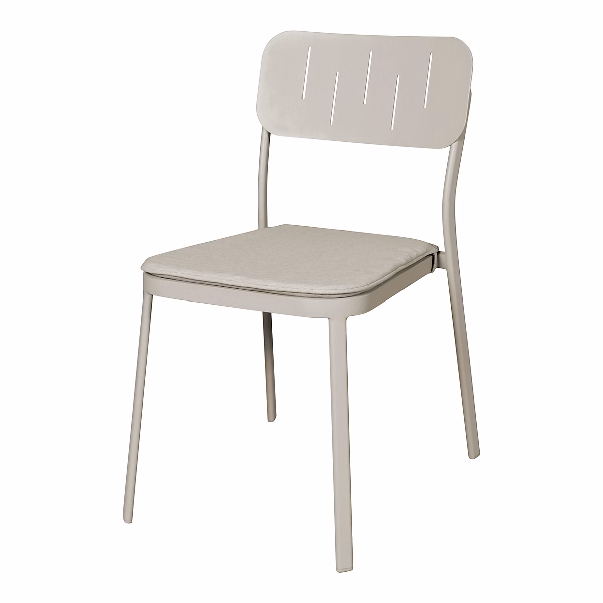 Chaise de jardin santa cruz en aluminium couleur peyote Goodhome – Réf. AJCZPRXXA7991414533