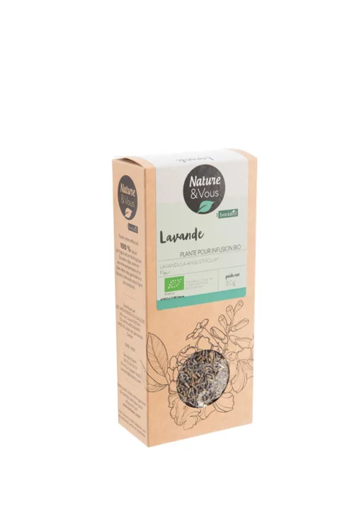 Infusion bio lavande fleur 1er choix Nature & Vous – 50 g