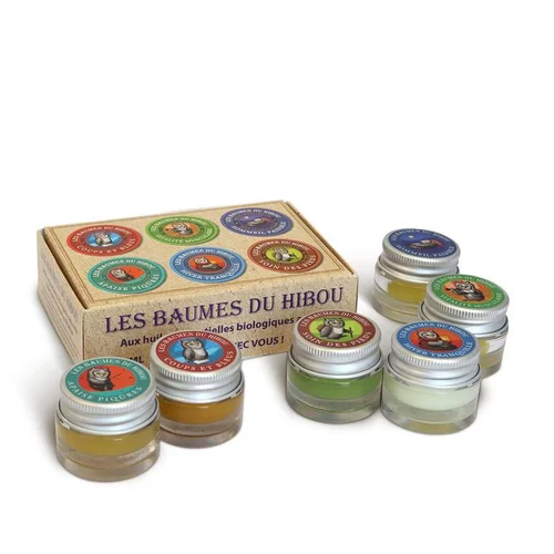 Kit de voyage Baumes biologiques 6 pots 6 x 7 ml multicolore