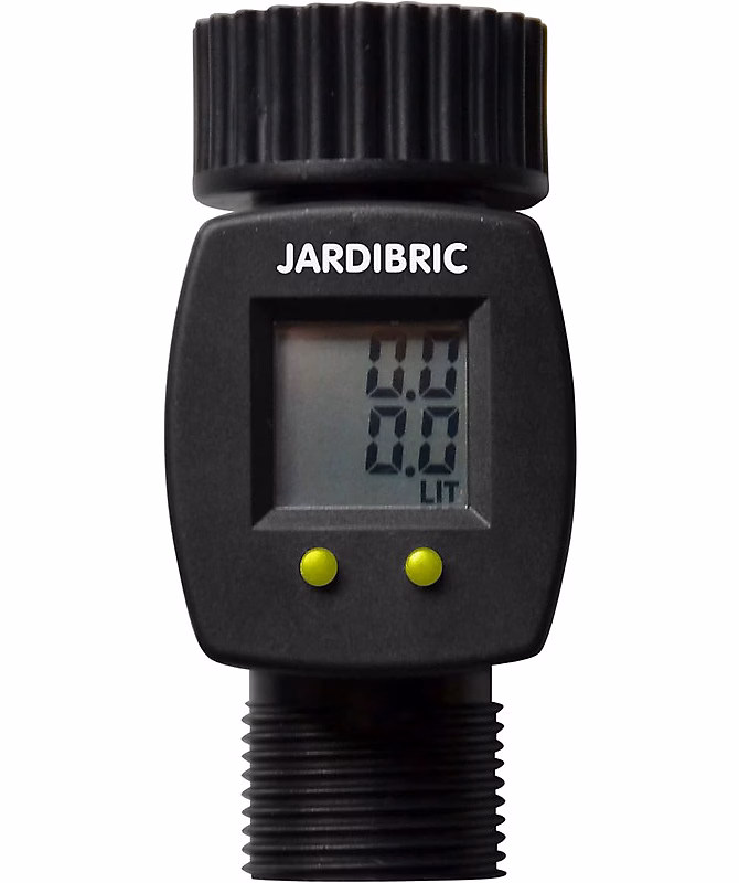 Compteur d'eau Journalier et Total – Outil de Mesure Précis pour Suivre Facilement la Consommation d'eau dans Votre Jardin