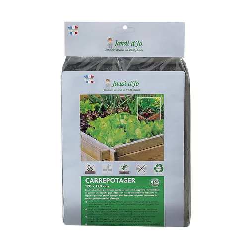 Feutre carré pour potager - 1,2 x 1,2 m