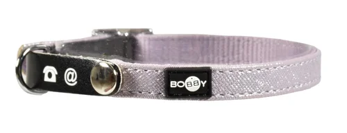 Collier pour chat coloris parme Bobby Glitter