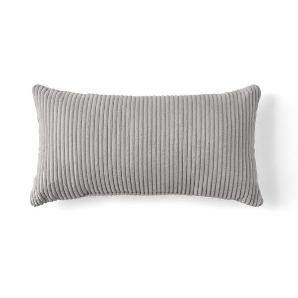 Colombine – coussin, en velours côtelé, 32 × 63 cm, Lisa Design