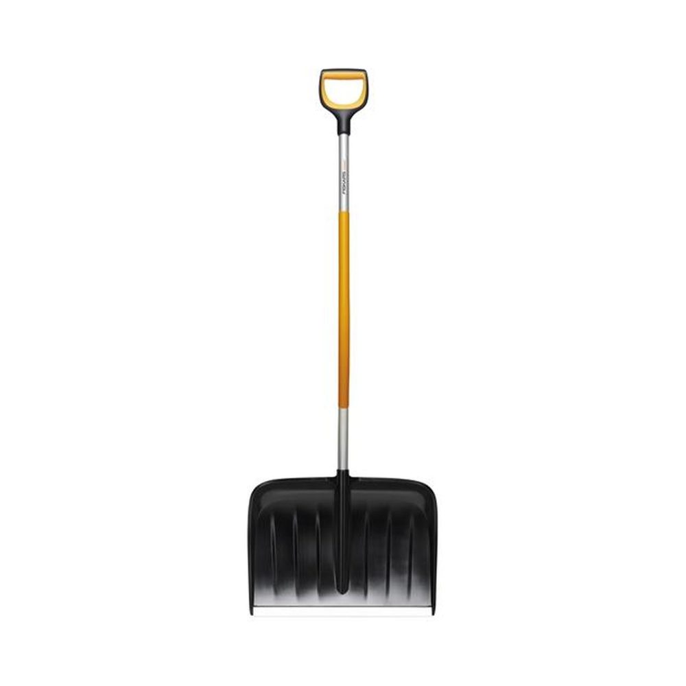 Fiskars Poussoir à neige incurvé X – aluminium