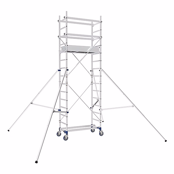 Echafaudage roulant 1 plateau – Hauteur travail max. 4.85m, 26402430