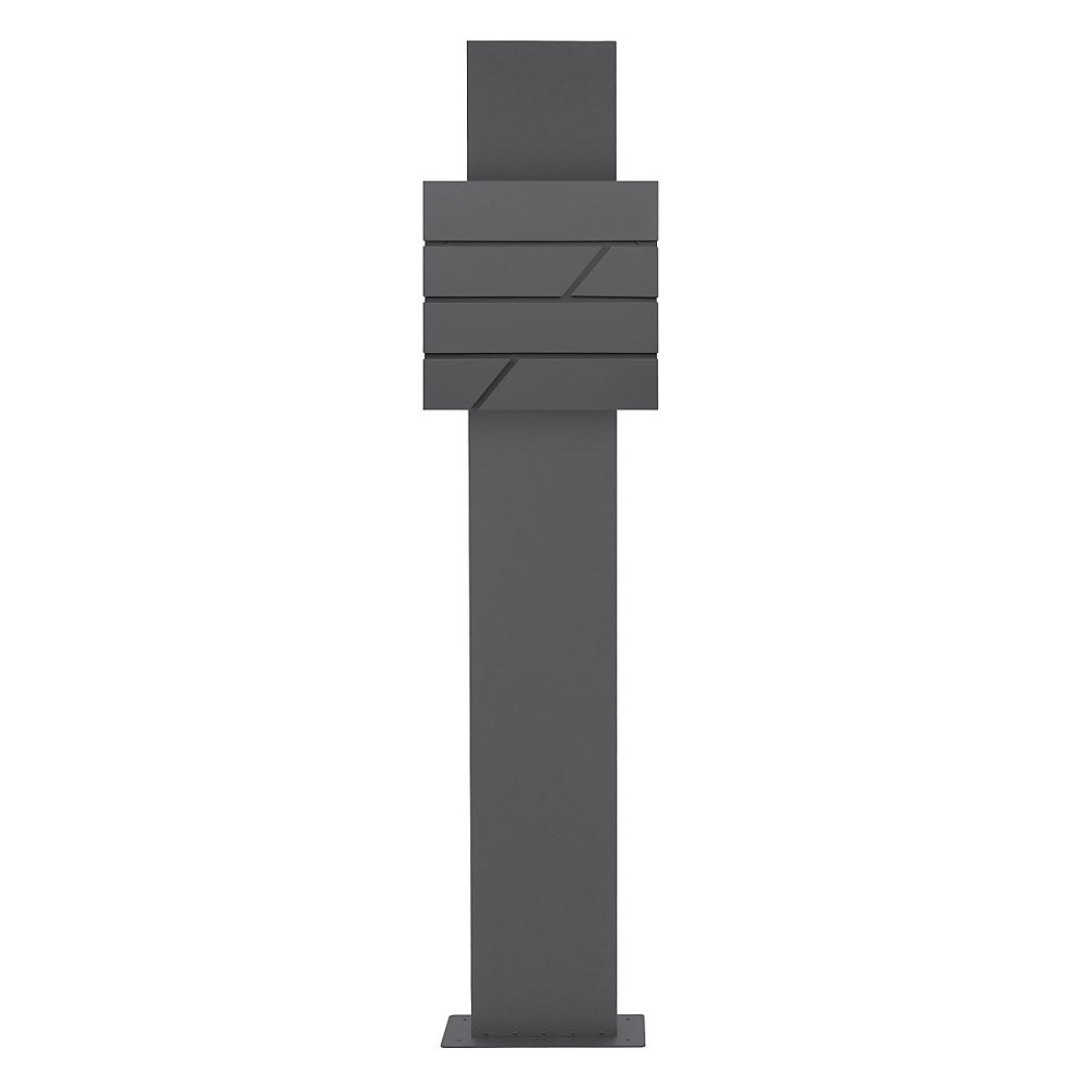 Boîte aux lettres, boîte à colis et accessoires – Boîte aux lettres avec support mailbox anthracite moderne avec 2 clés incluses