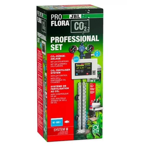 Kit CO2 professionnel, contrôleur CO2/pH, JBL ProFlora Set U