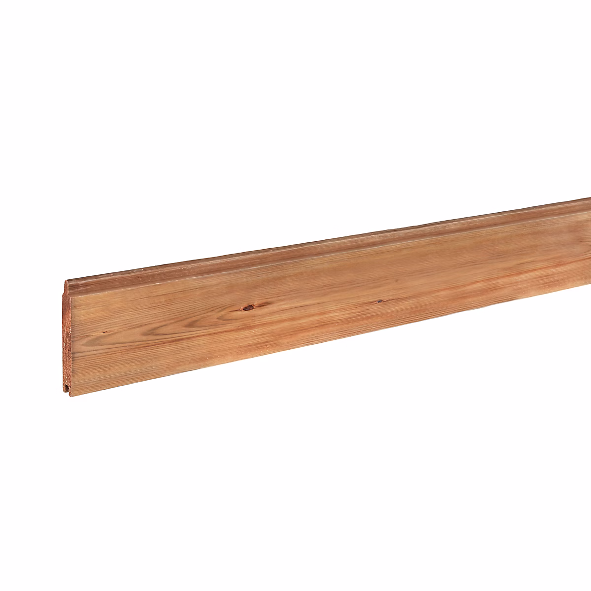 Lame de clôture pleine en bois L.180 x H.14 – 5 cm x ép.27 mm | Klikstrom Mahoé