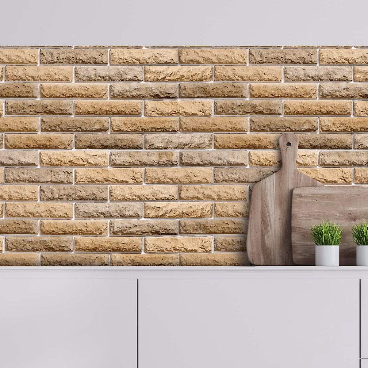 Crédence adhésive effet briques 004 60 × 100cm