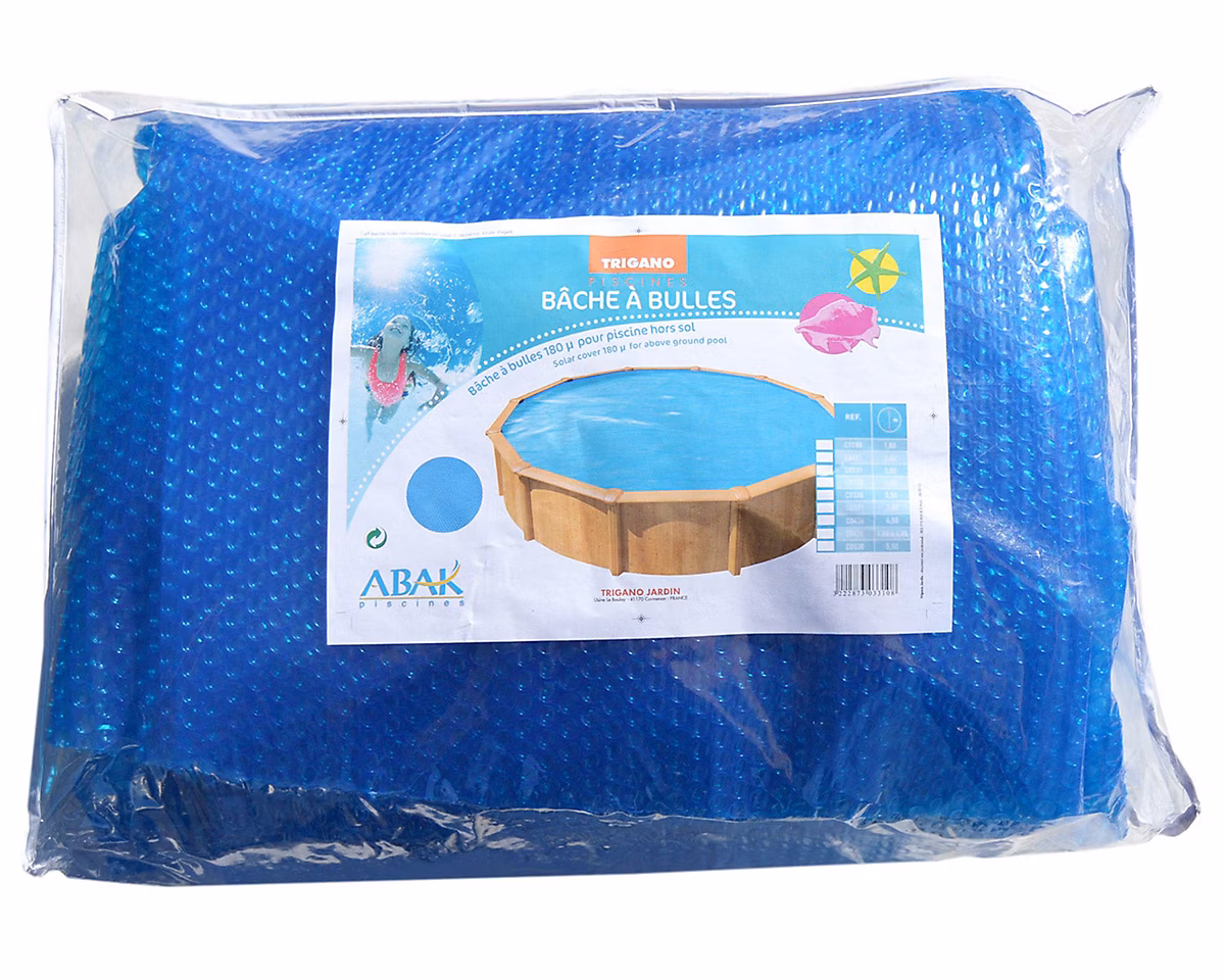 Bâche à bulles ovale piscine métal 7 – 3 m x 3,7 m intérieure