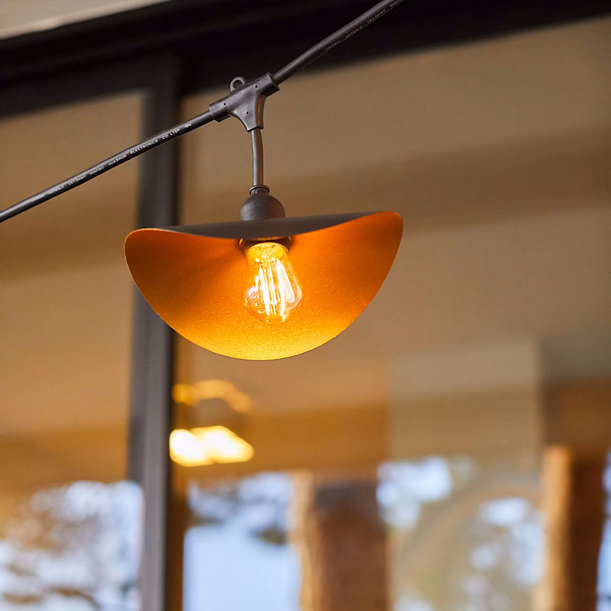 Guirlande Hat light Lumisky IP44 1000lm E27 noir 6m – Réf. ELEWCXBUQ1433674822