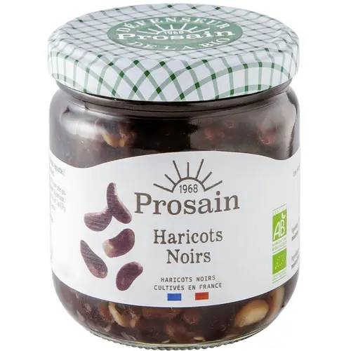 Haricots noirs bio Prosain - 190 g