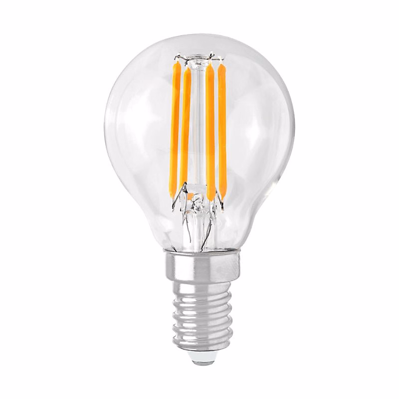 Ampoule LED E14 G45 4W Filament – Blanc Chaud 2300K, 3500K, SILAMP