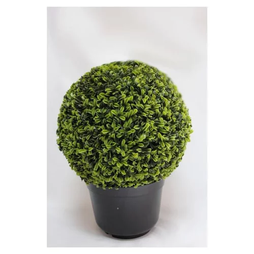Boule de buis artificiel en pot - Ø 16 cm