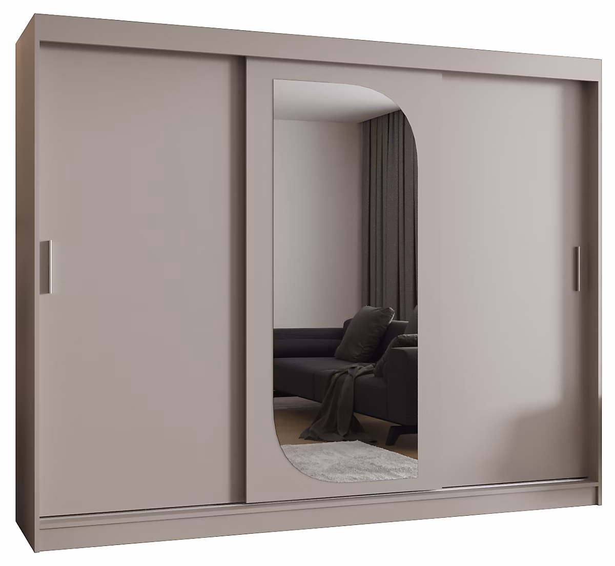 Armoire LUCY à portes coulissantes H. 250 x L. 250 x P. 62 – 3 portes
