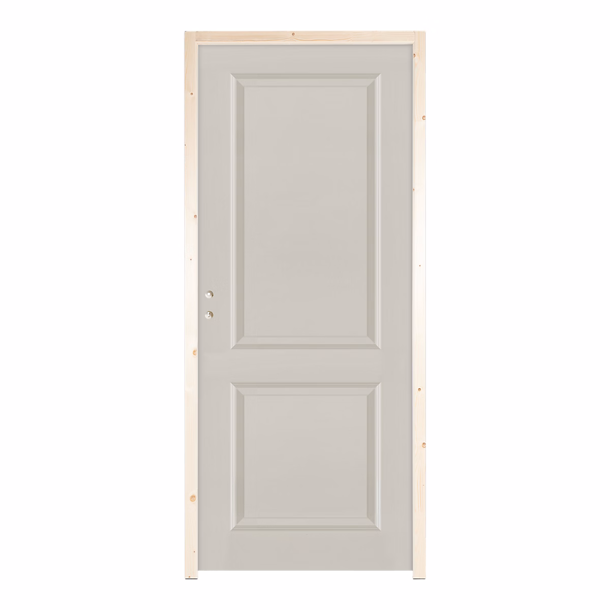 Bloc | porte Camargue 2 panneaux blanc H.204 x l.83 cm – poussant droit