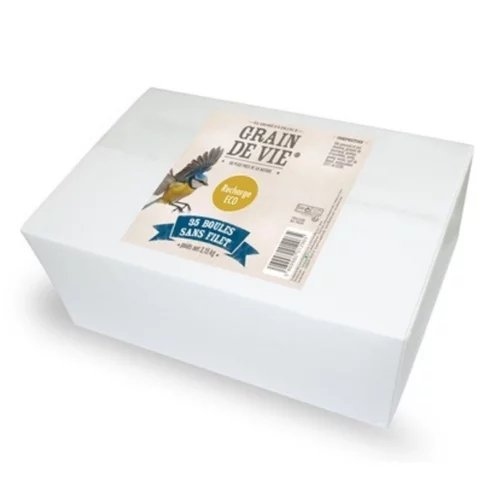 Recharge éco de 35 boules de graisse sans filet Grain de Vie - 3,15 kg