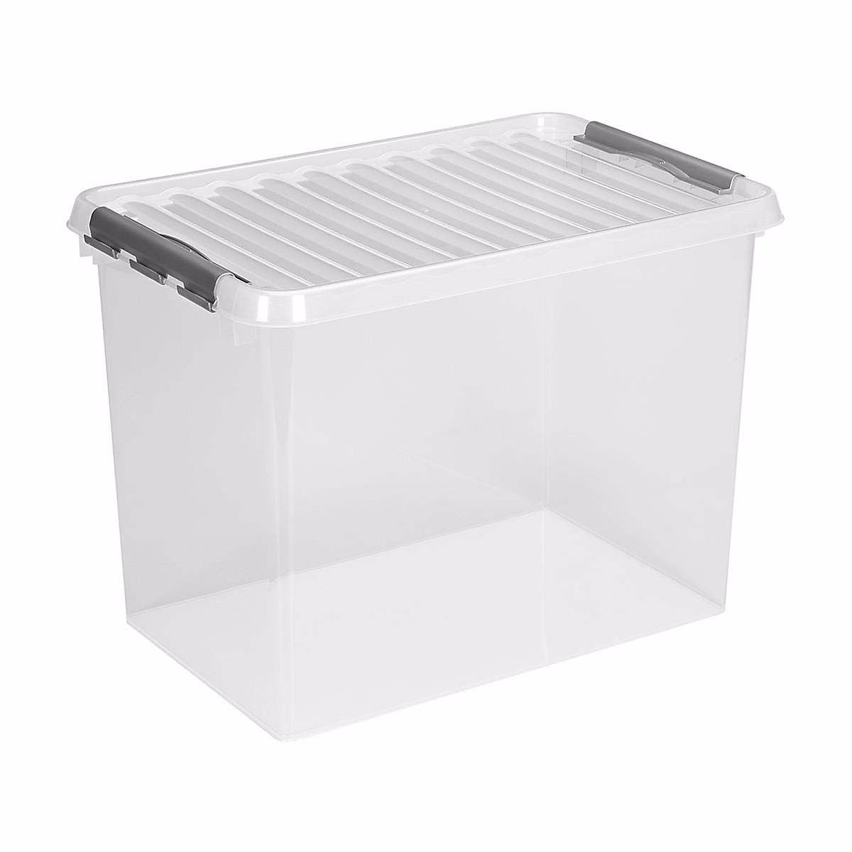 Boîte de rangement en plastique Qline 72 litres – Réf. ETKVULVQE8412454015