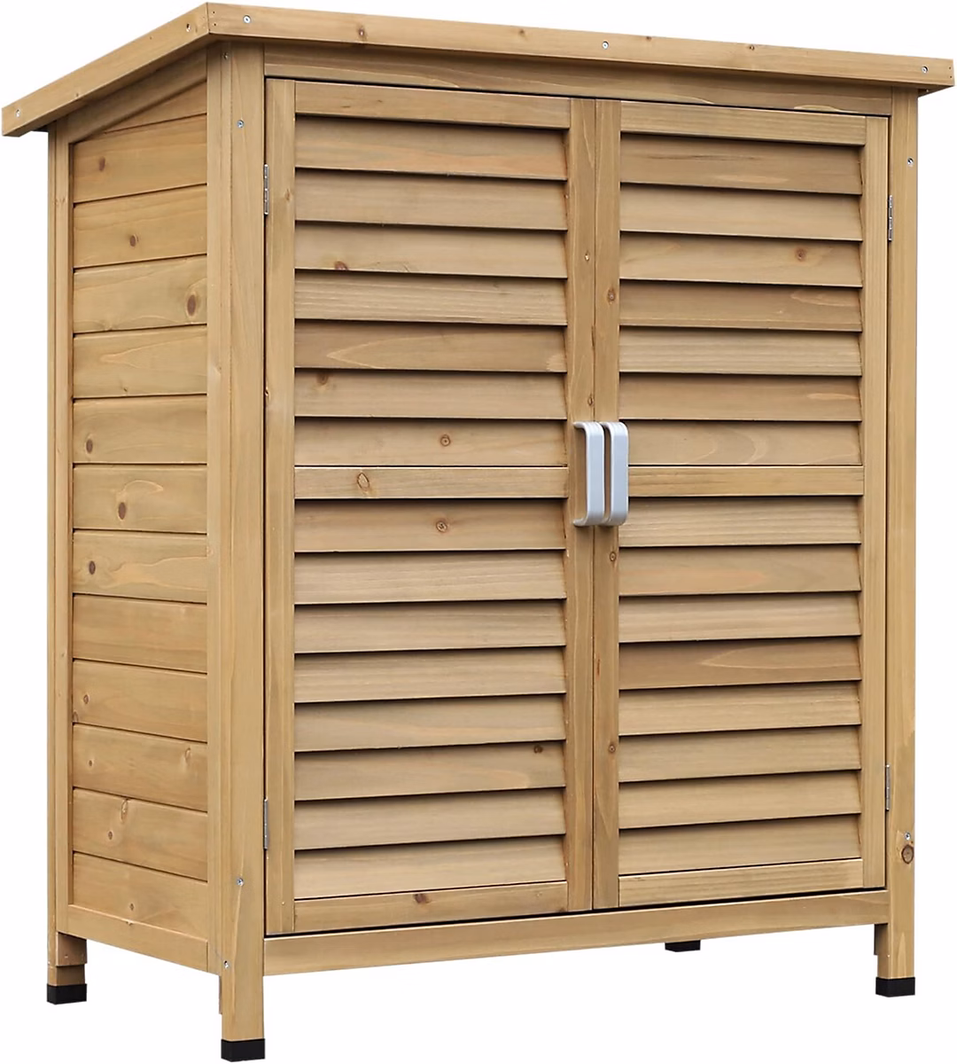 Abri de jardin, garage, carport et rangement extérieur – Armoire Abri de Jardin Terrasse Remise Outils sur Pied Toit bitumé Sapin