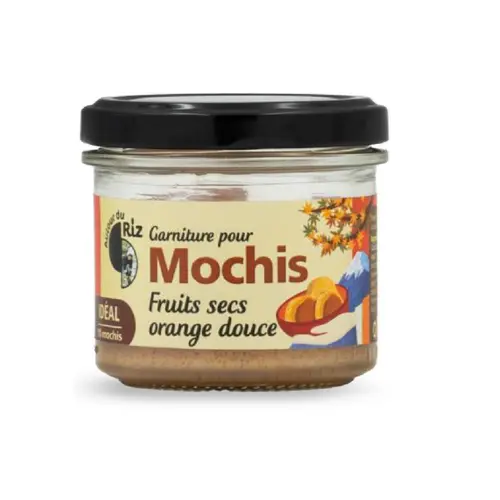 Garniture pour mochis fruits Secs et orange douce Autour du Riz - 100 g