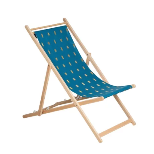 Chilienne amovible scarabées Bleu en coton