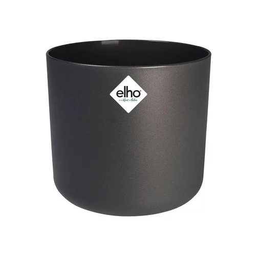 Cache-pot anthracite Elho B.for Soft - Ø 16 cm