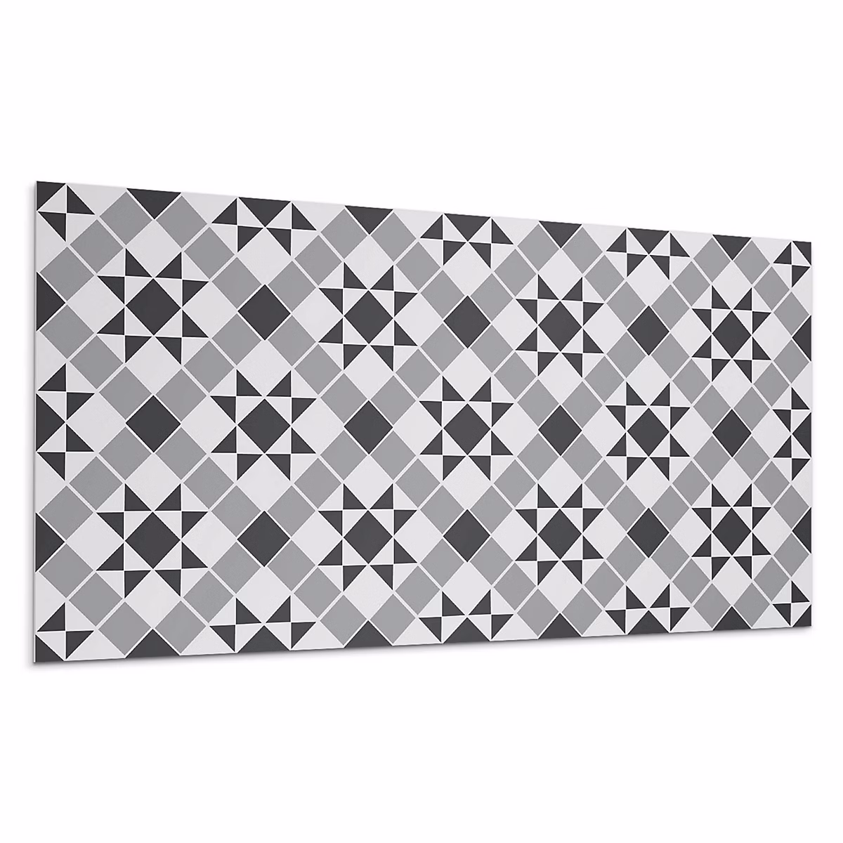 Carreaux PVC Wallfluent 40 × 20 cm Motif En Losange Dans Une Grille 10 pièces