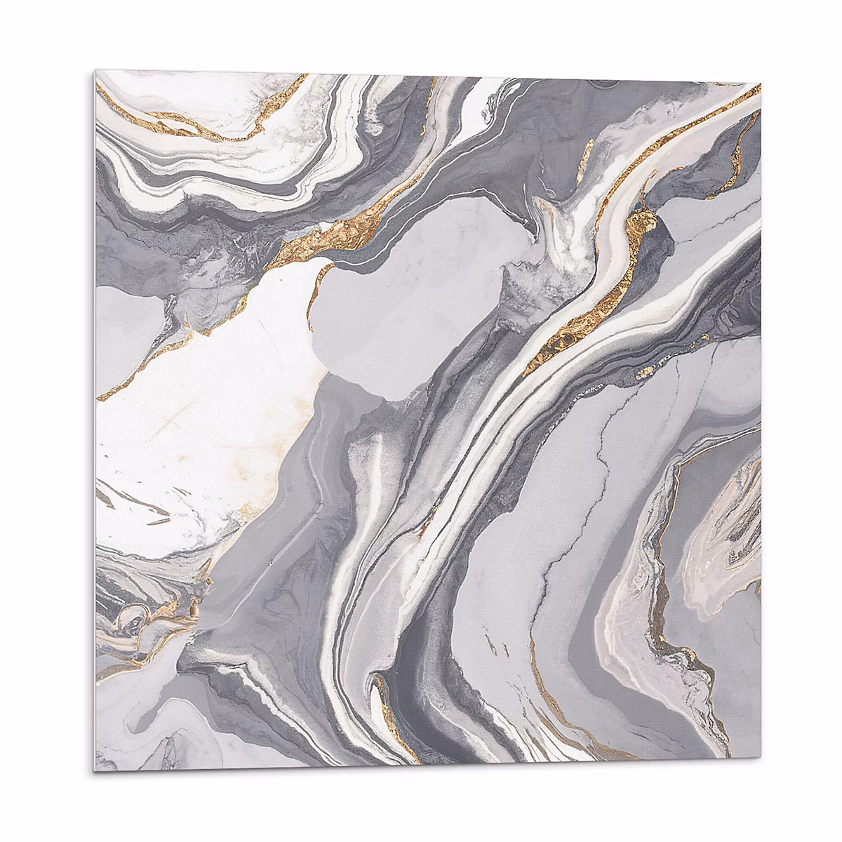 Carreau Vinyl Adhésif Wallfluent 20 × 20 cm Vagues Et Veines Abstraites 20 pièces