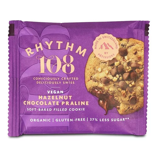 Cookie bio coeur choco noisette Rythm 108 - 50 g