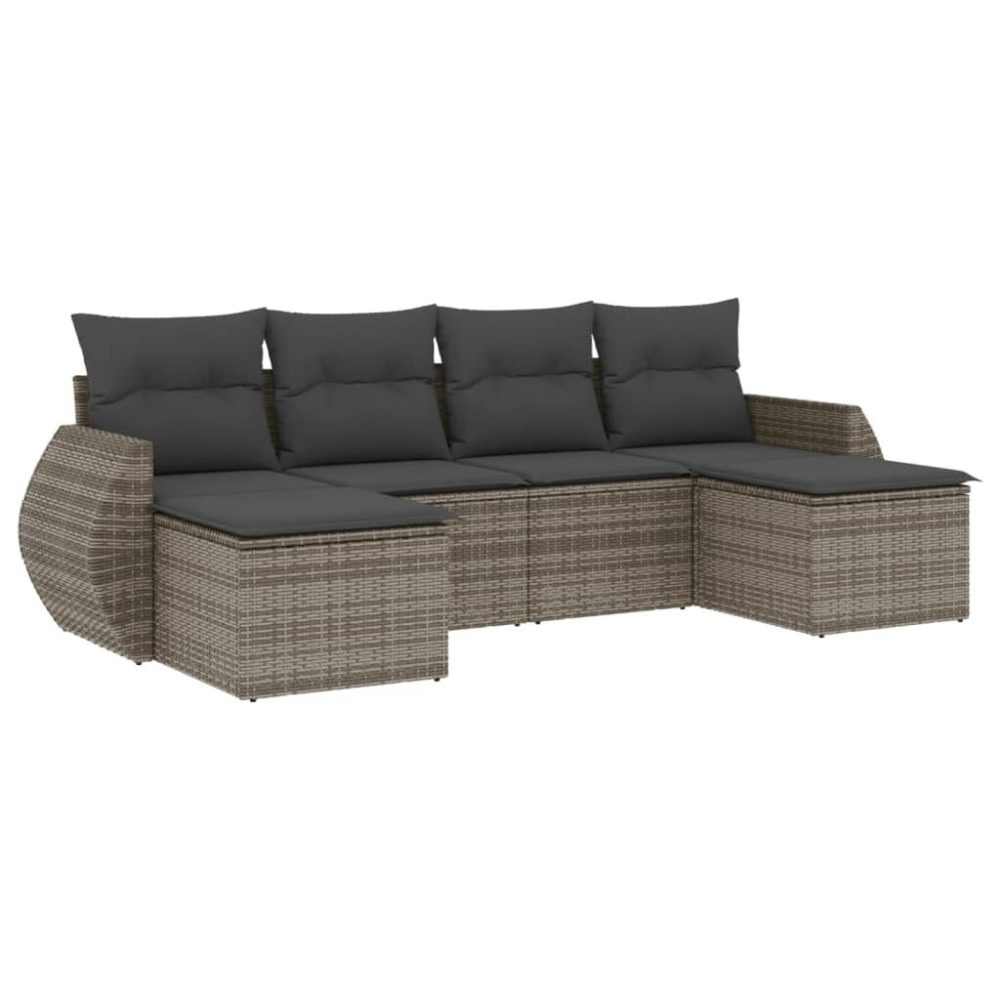 VidaXL 3221719 banc de jardin Rotin, Acier – Mobilier de jardin