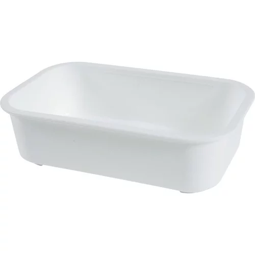 Baignoire intérieure pour les oiseaux coloris blanc en plastique Zolux - 4 x 8,5 x 14 cm