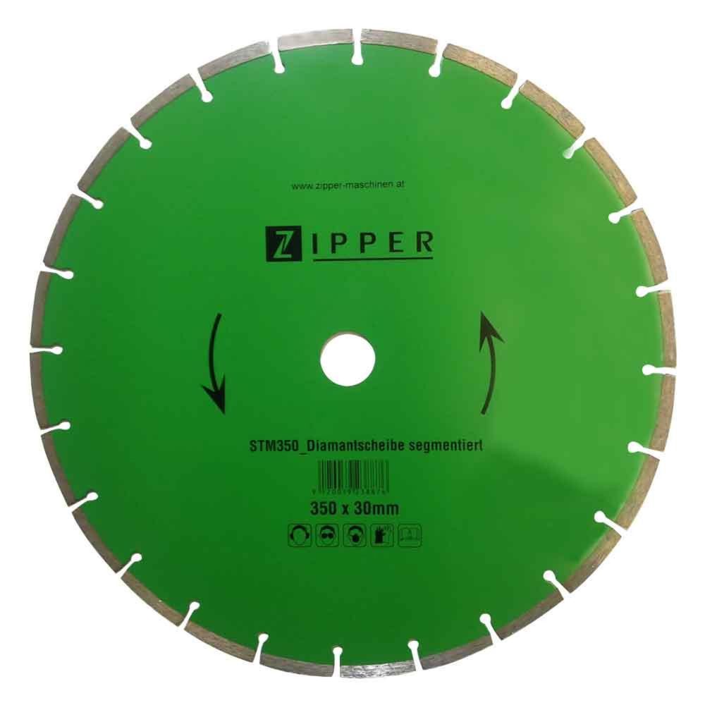 ZIPPER Disque diamant segmenté 350x30mm – Matériel de jardin
