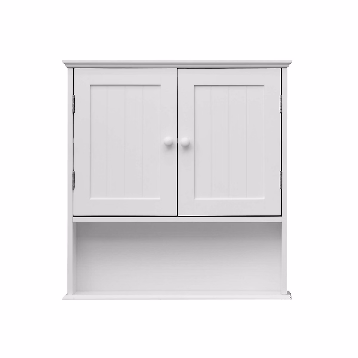 Armoire Murale de Salle de Bains MDF Blanc 2 Portes et 1 étagère Rebecca Mobili – Réf. BJIRXCQQZ7901628659