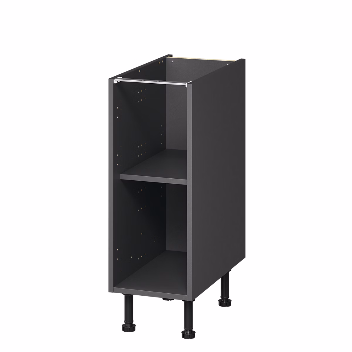 Caisson de cuisine – Caisson bas de cuisine Caraway GoodHome anthracite H. 72 cm x l. 30 cm