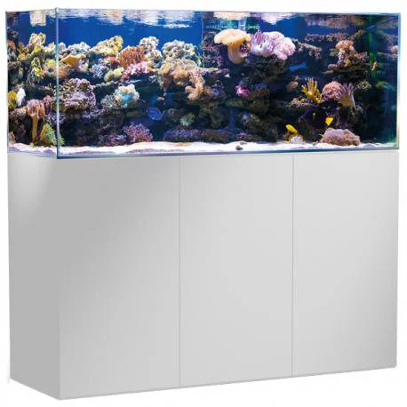 Aquarium de 375 litres avec son meuble et sa cuve de filtration d'un volume de 85 litres