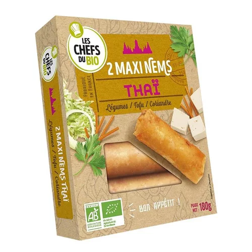 Maxi nems thai Les p'tits chefs du bio - 2 x 90 g