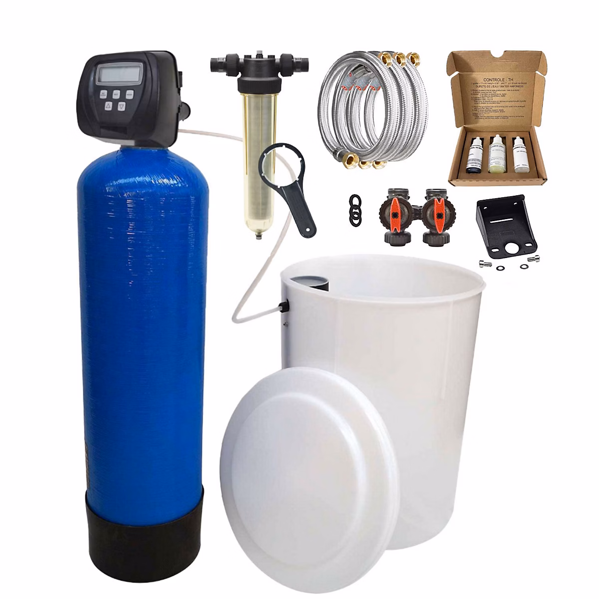 Adoucisseur d'eau et filtre anti-calcaire – Adoucisseur D'eau Bi Bloc 175l Clack Ws125v Complet